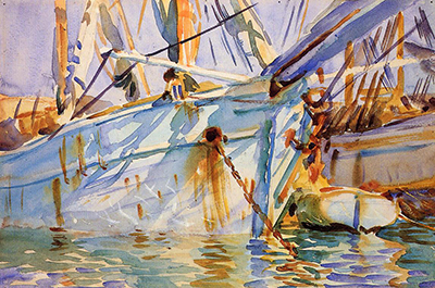 In a Levantine Port John Singer Sargent